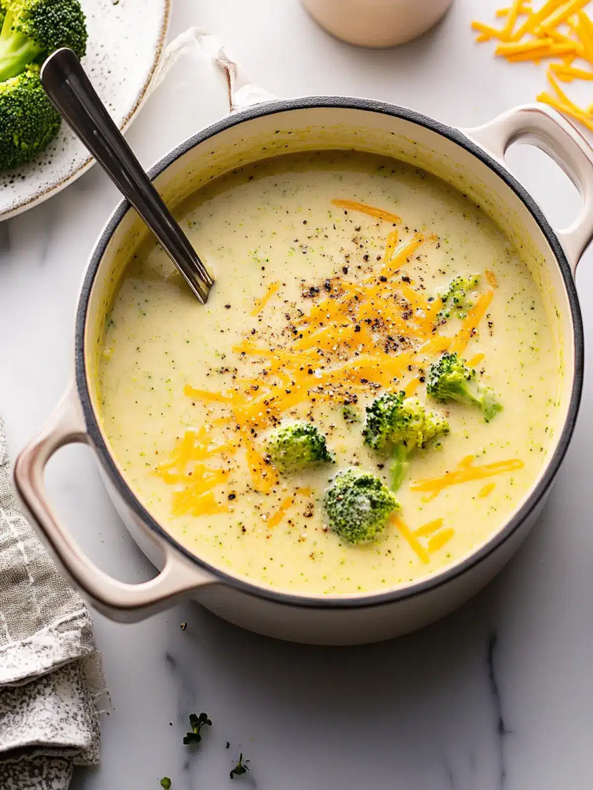 Creamy Broccoli Cheddar Soup: A Cozy 30-Minute Miracle 3 Broccoli Cheddar Soup