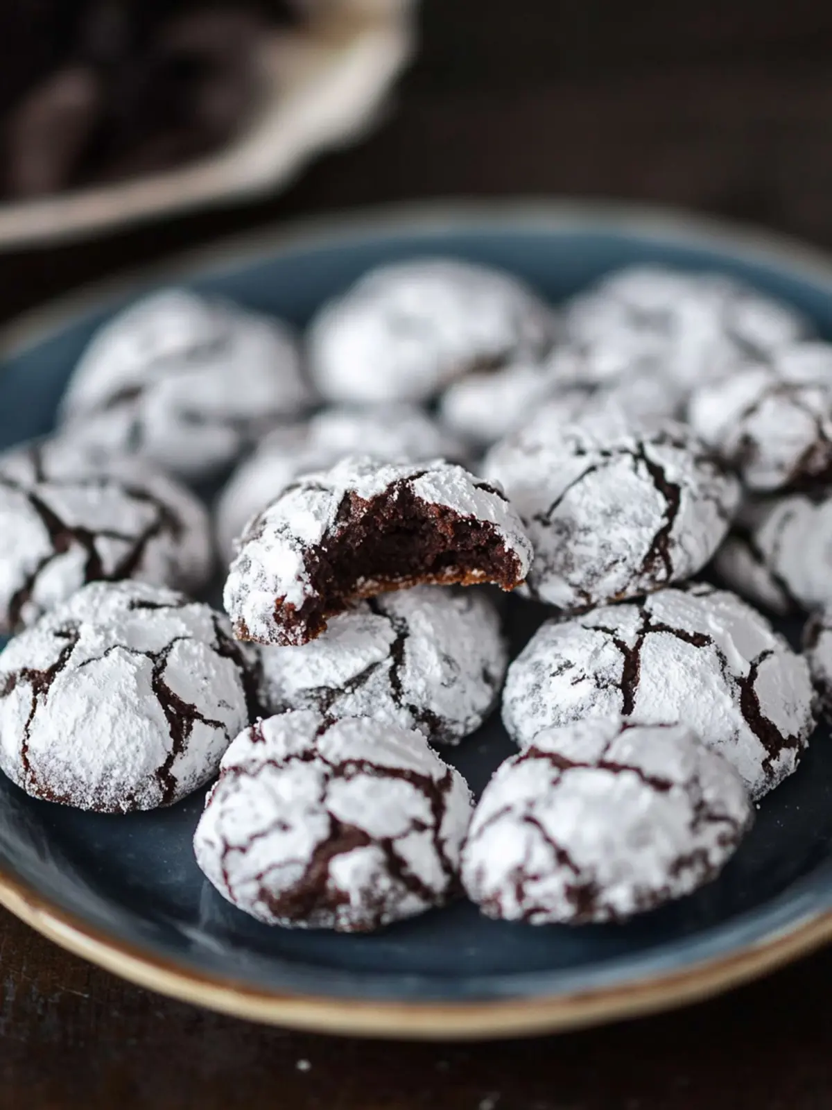 Melt-in-Your-Mouth Chocolate Crinkle Cookies for the Holidays 4 Chocolate Crinkle Cookies