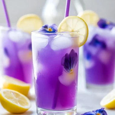 Butterfly Pea Flower Lemonade