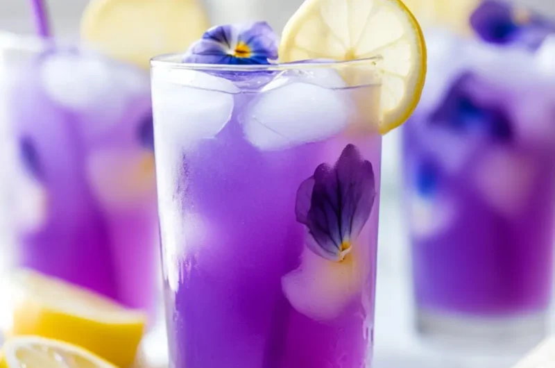 Butterfly Pea Flower Lemonade