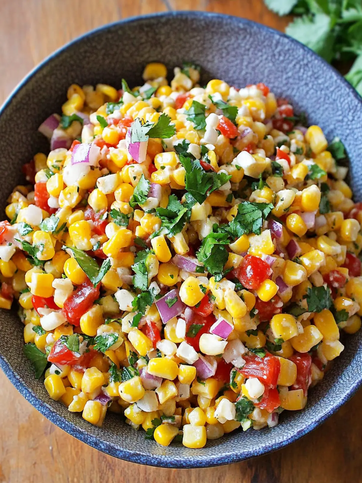 Mexican Corn Salad (No Mayo)