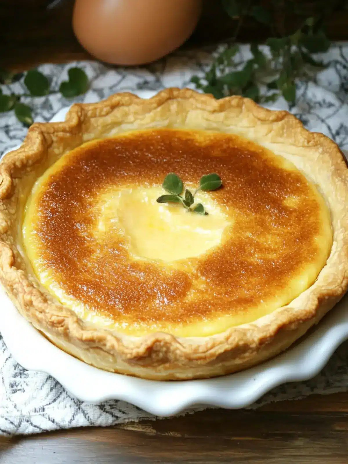 Delicious Egg Pie Recipe with Flaky Crust for Sweet Cravings 5 Egg Pie Recipe