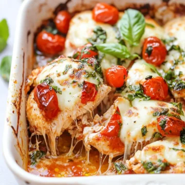 Bruschetta Chicken Bake