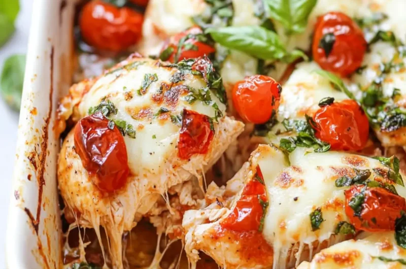 Bruschetta Chicken Bake