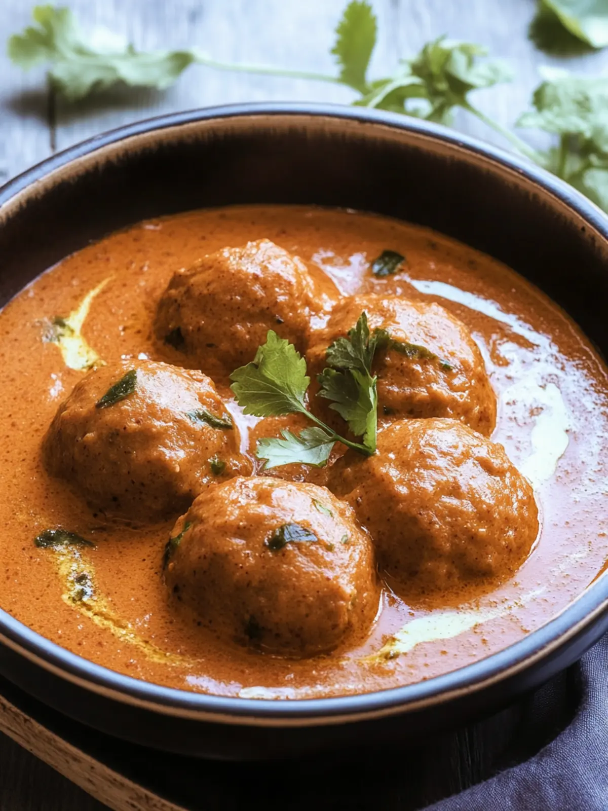 Indian Malai Kofta (Creamy Curry with Vegetable Dumplings)