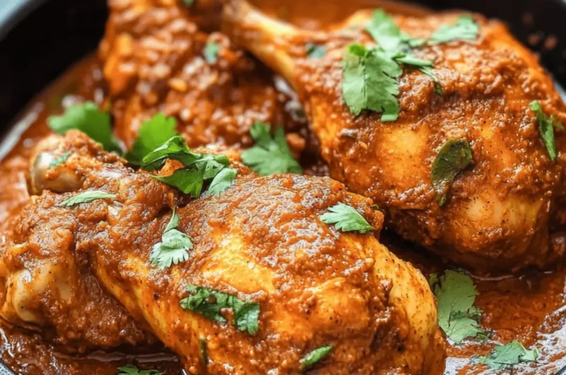 Indian Murg Musallam (Roasted Chicken in Spiced Gravy)
