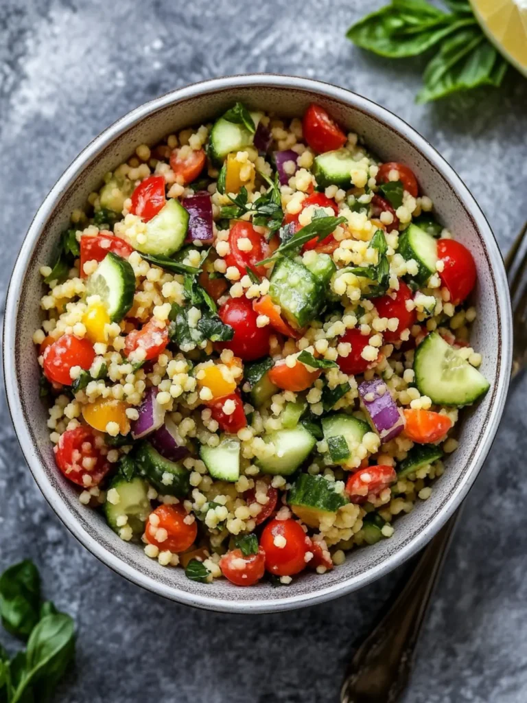 Delicious Vegan Couscous Salad for a Refreshing Meal 4 Vegan Couscous Salad