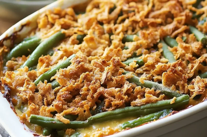 Green Bean Casserole (Creamy Vegetable Bake)