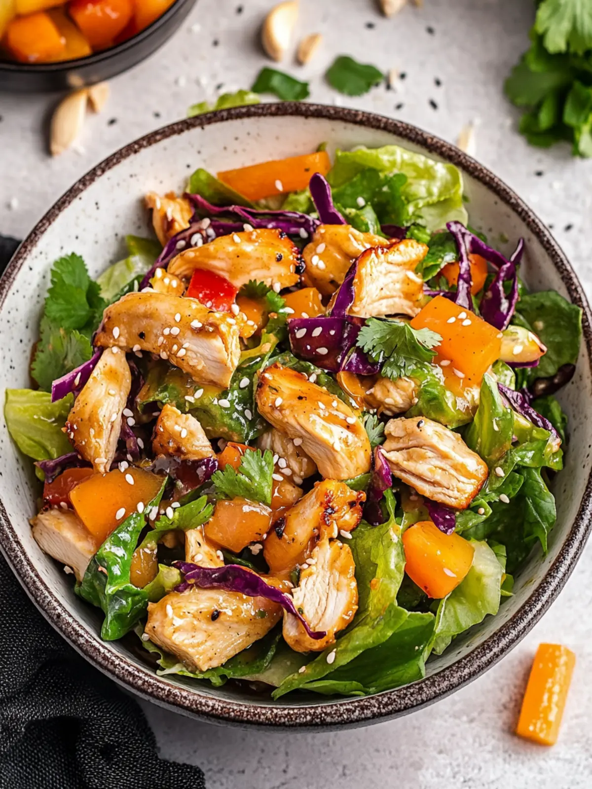 Asian Chicken Salad With Ginger Dressing
