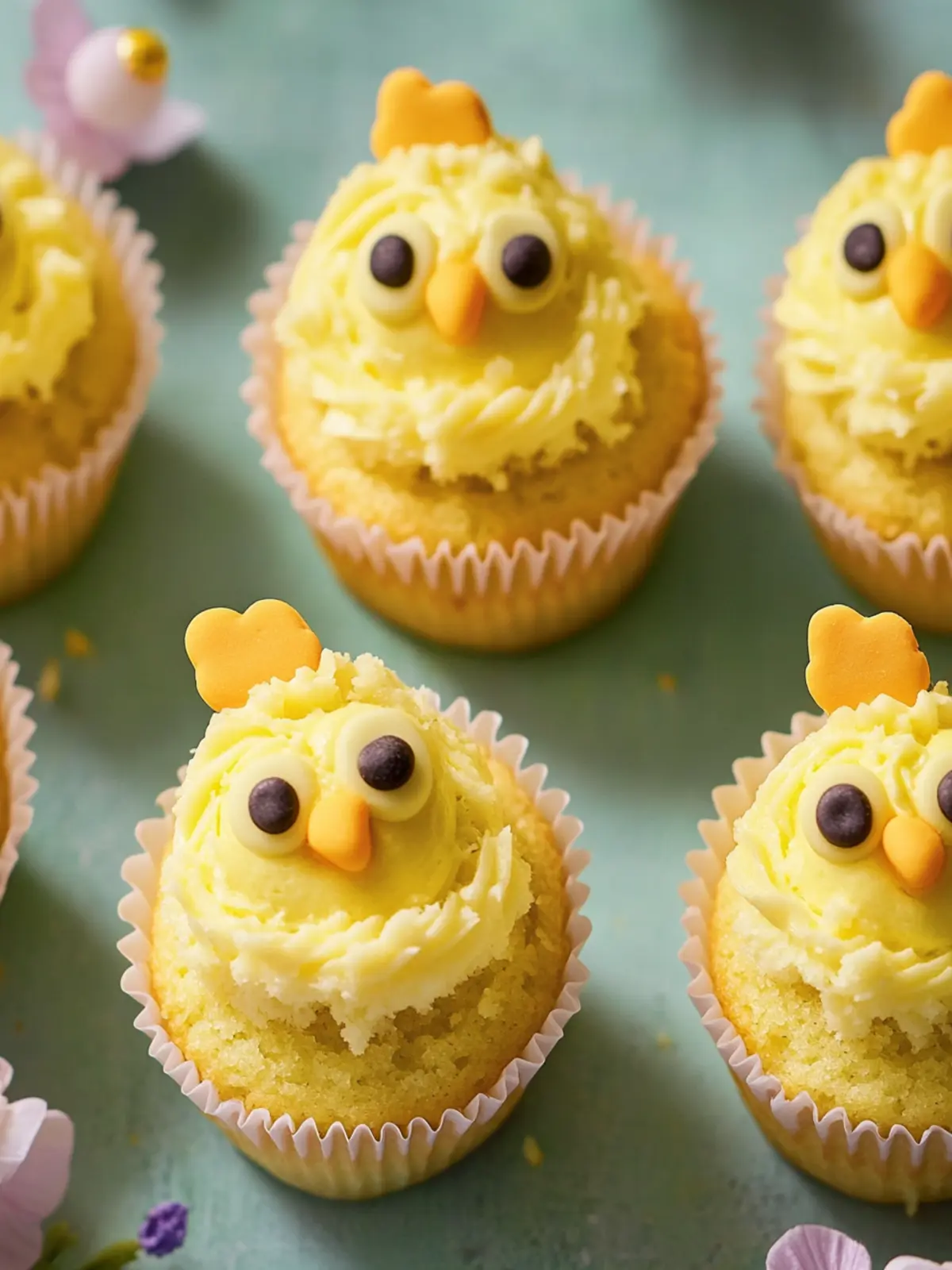 Easter Chick Cupcakes