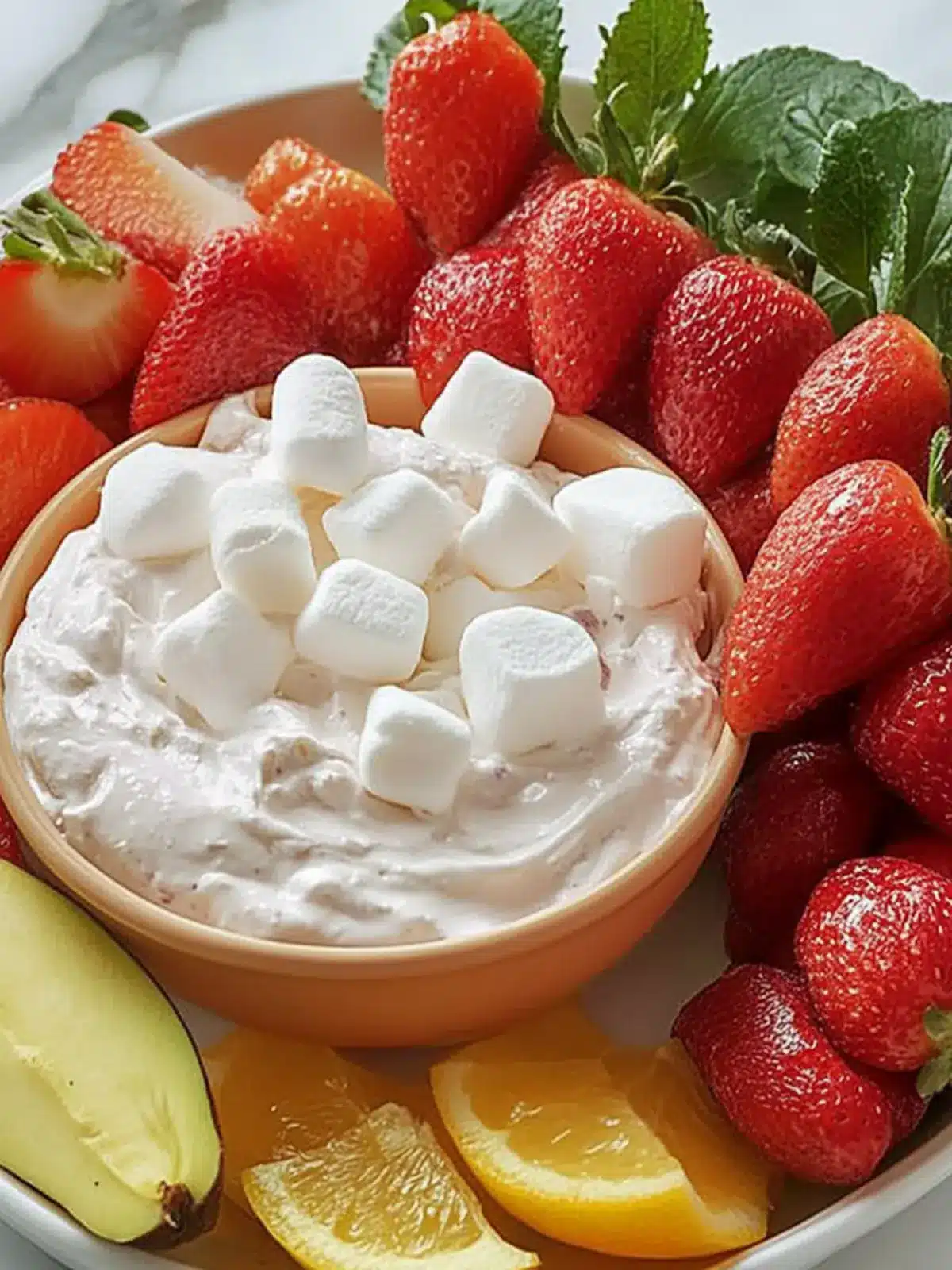 Delicious Marshmallow Fruit Dip for Effortless Entertaining 3 Marshmallow Fruit Dip