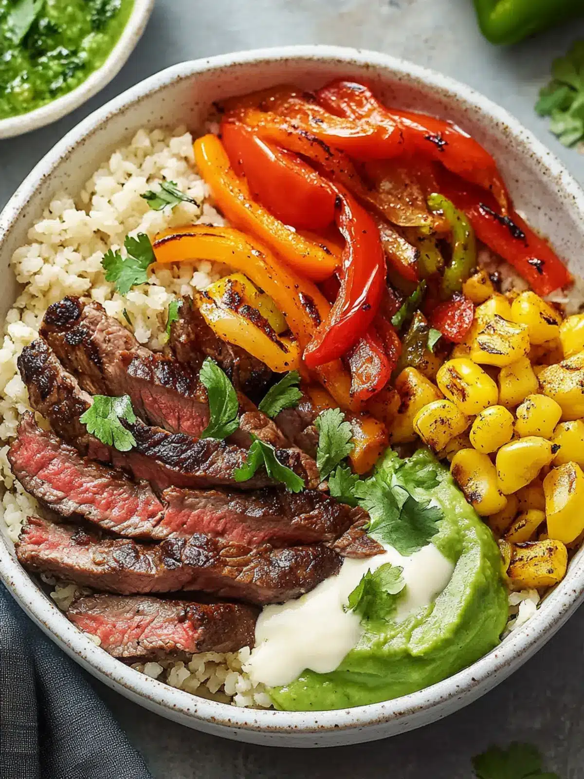 Steak Fajita Power Bowls