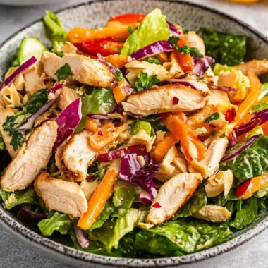 Asian Chicken Salad With Ginger Dressing