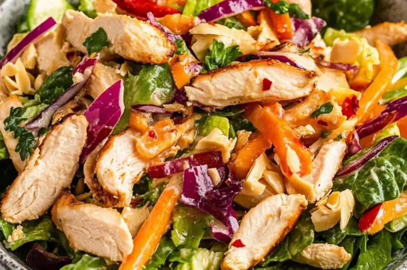 Asian Chicken Salad With Ginger Dressing