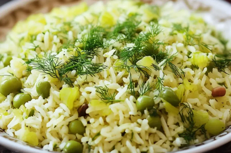 Baghali Polo (Dill Rice with Fava Beans)