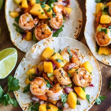 Shrimp Tacos With Mango Salsa