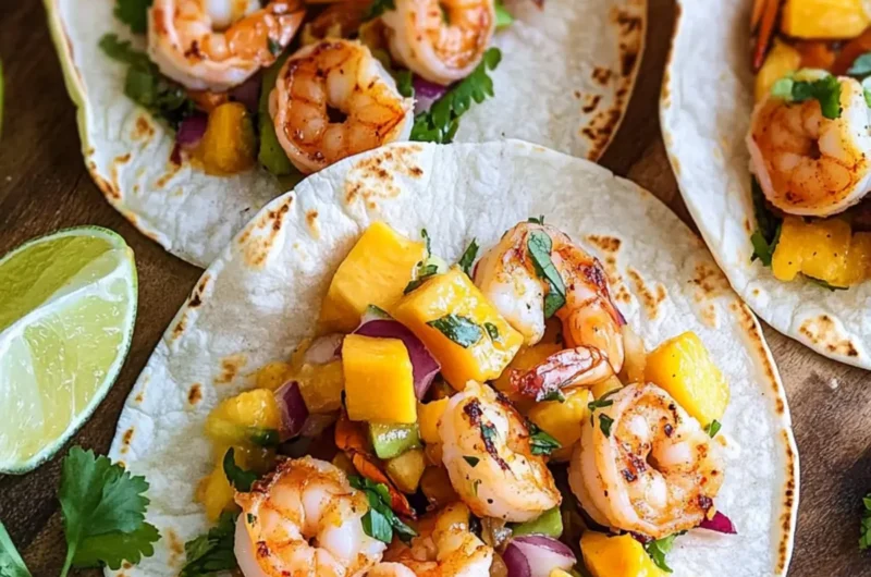 Shrimp Tacos With Mango Salsa