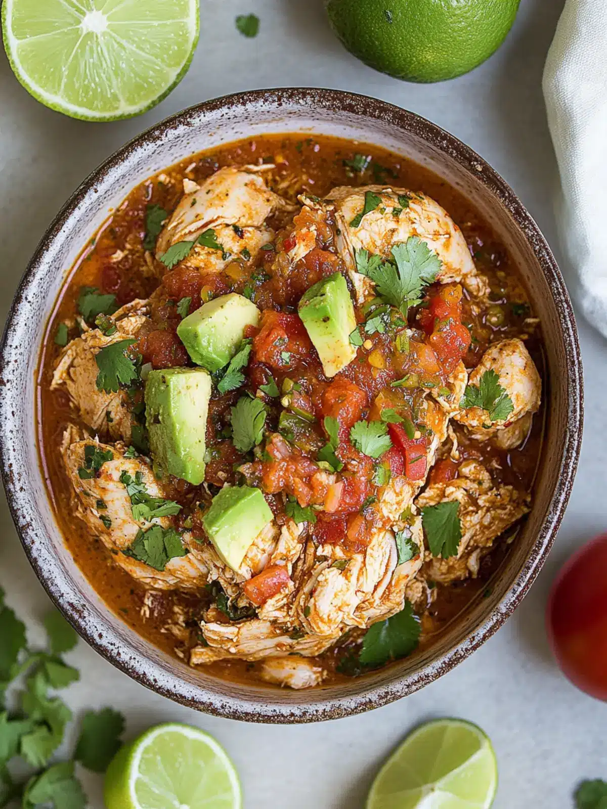 Slow Cooker Salsa Chicken