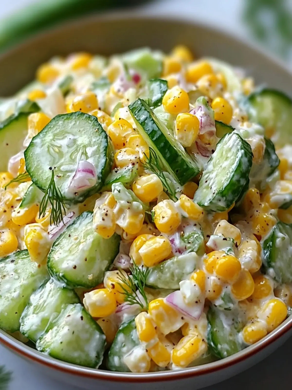 Street Corn Creamy Cucumber Salad for Fresh Summer Vibes 3 Street Corn Creamy Cucumber Salad