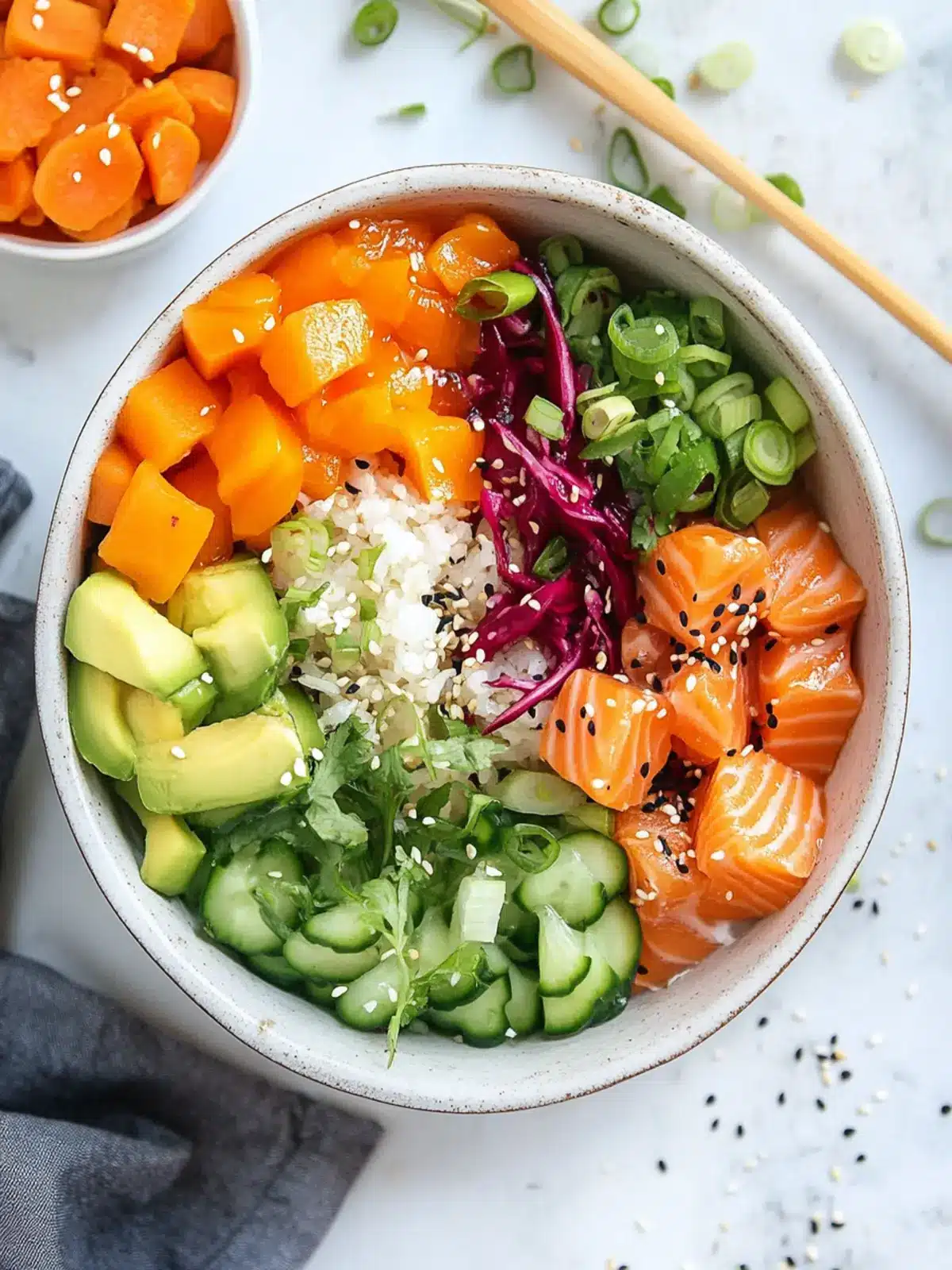 Savory Salmon Poke Bowl: Quick, Fresh, and Fully Customizable 3 Salmon Poke Bowl