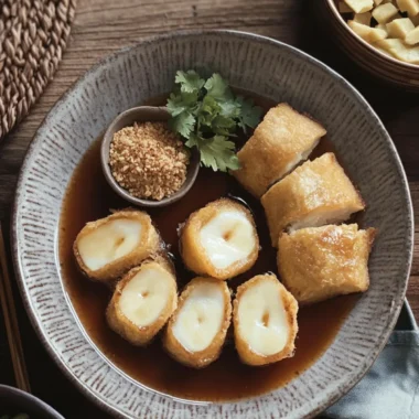 Indonesian Pempek: Irresistibly Chewy Fish Cakes to Savor 9 Indonesian Pempek (Fried Fish Cake)