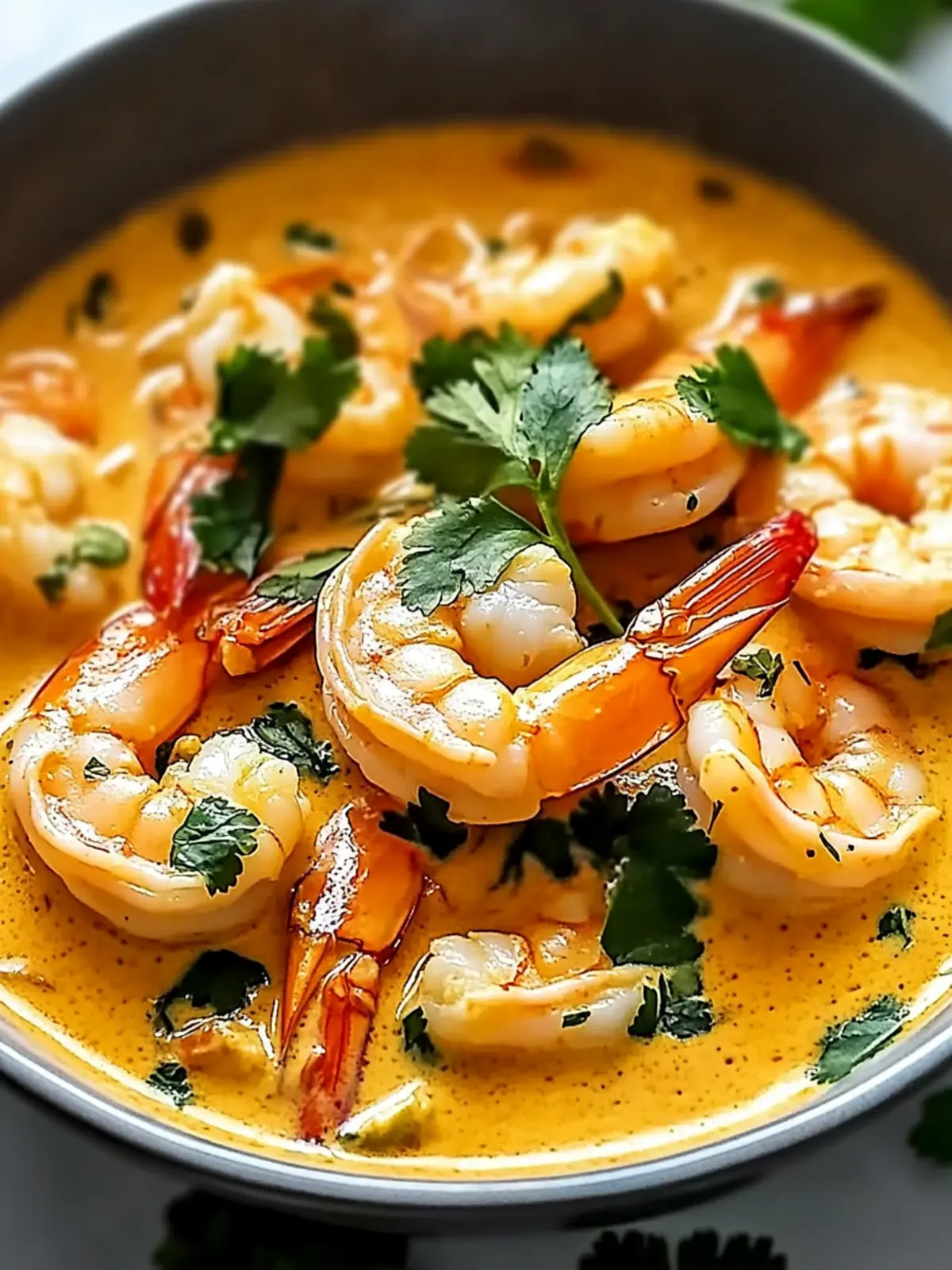 Creamy Thai Coconut Shrimp Curry