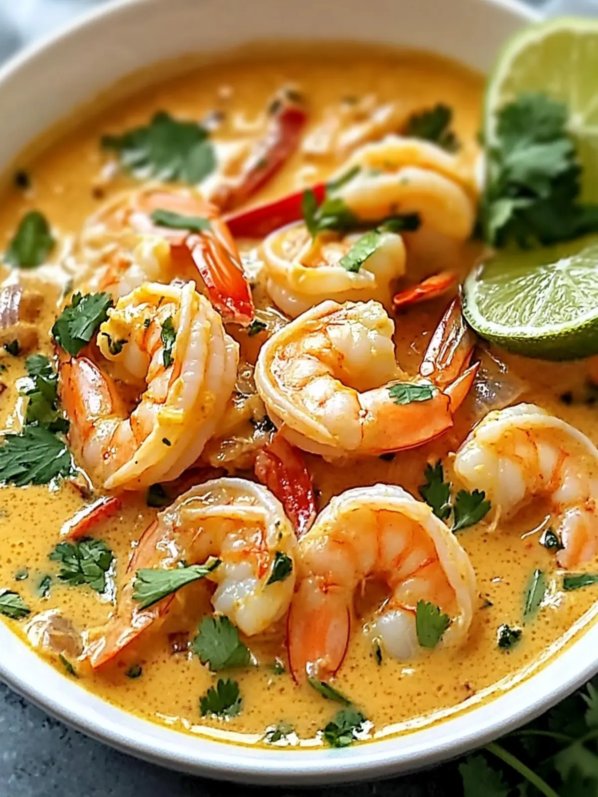 Creamy Thai Coconut Shrimp Curry