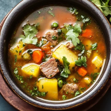 Chilean Cazuela (Meat and Vegetable Soup)