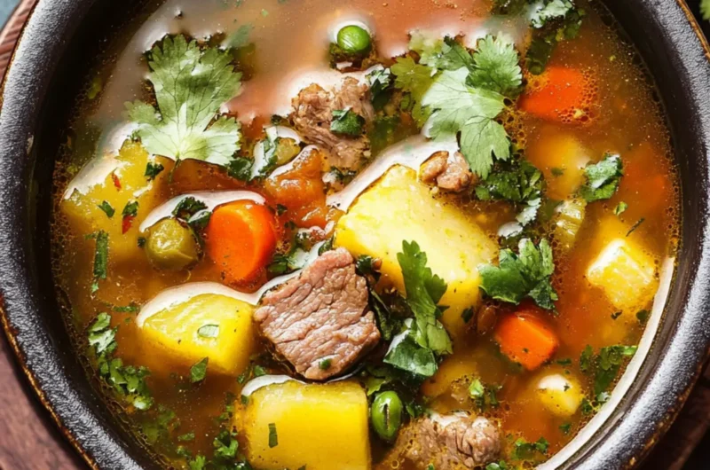 Chilean Cazuela (Meat and Vegetable Soup)
