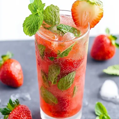 Strawberry Mojito Mocktail