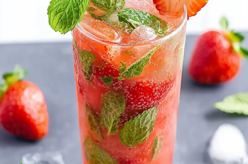 Strawberry Mojito Mocktail
