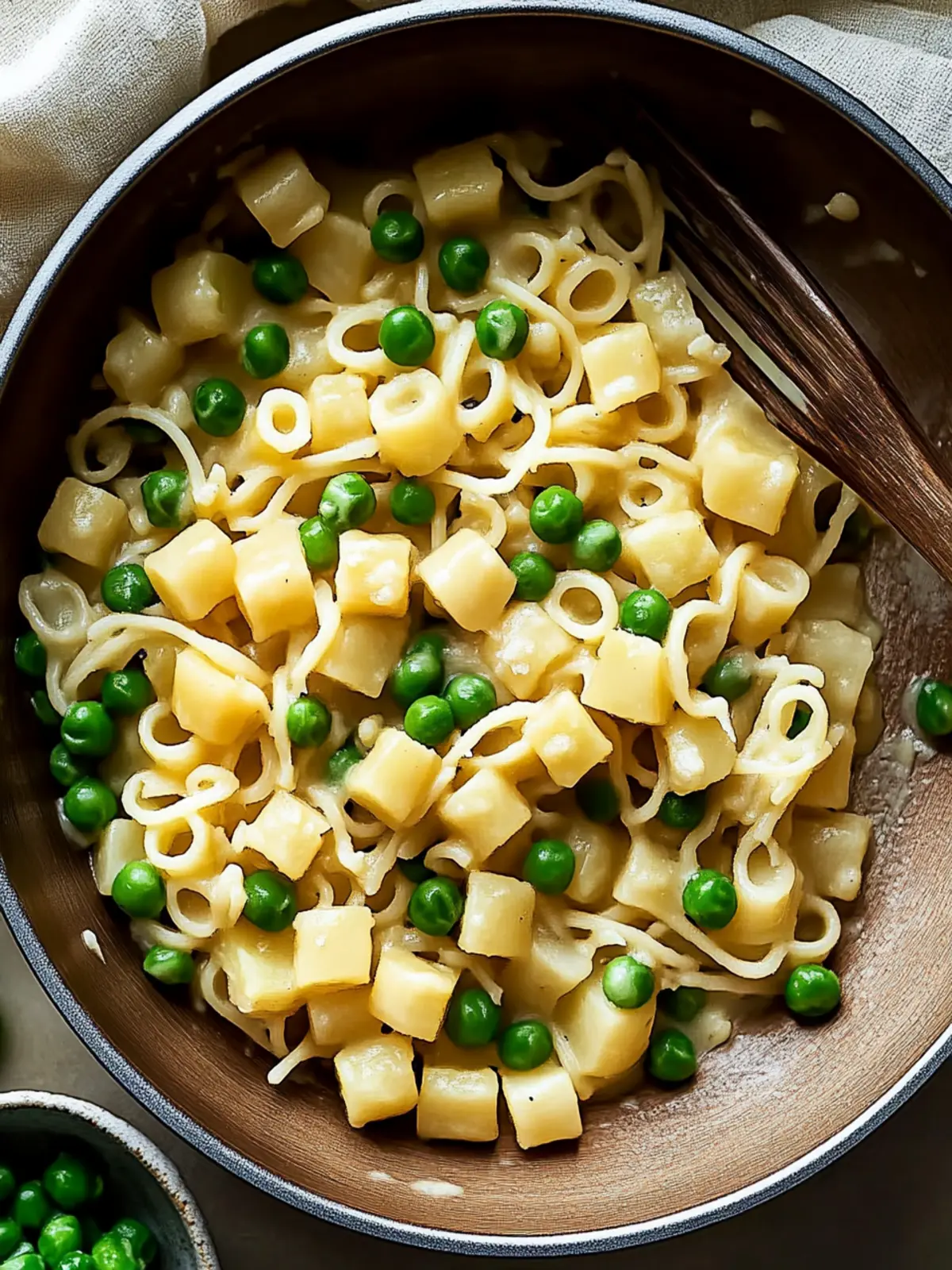 Pasta With Peas & Potatoes