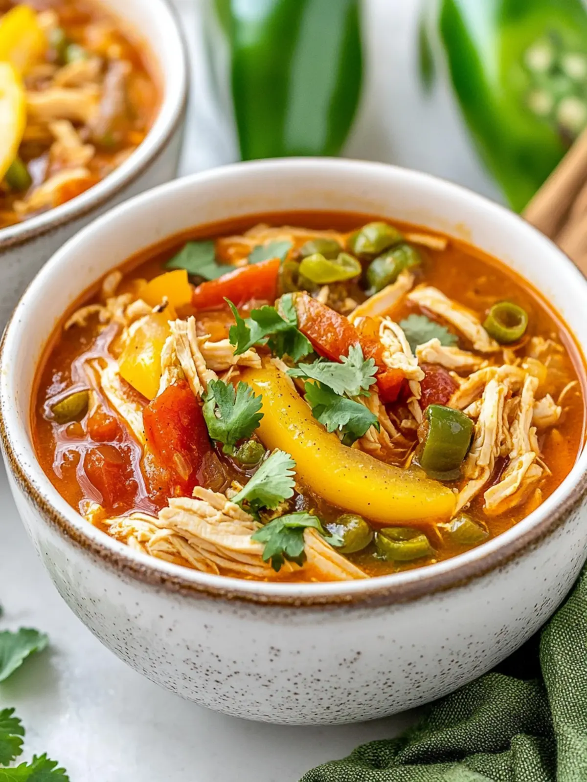 Slow Cooker Chicken Fajita Soup