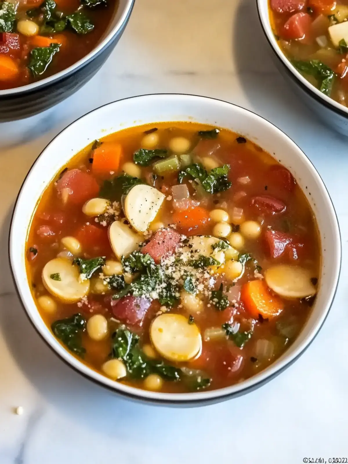 Hearty Minestrone Soup with Red Wine for Cozy Nights 5 Minestrone Soup