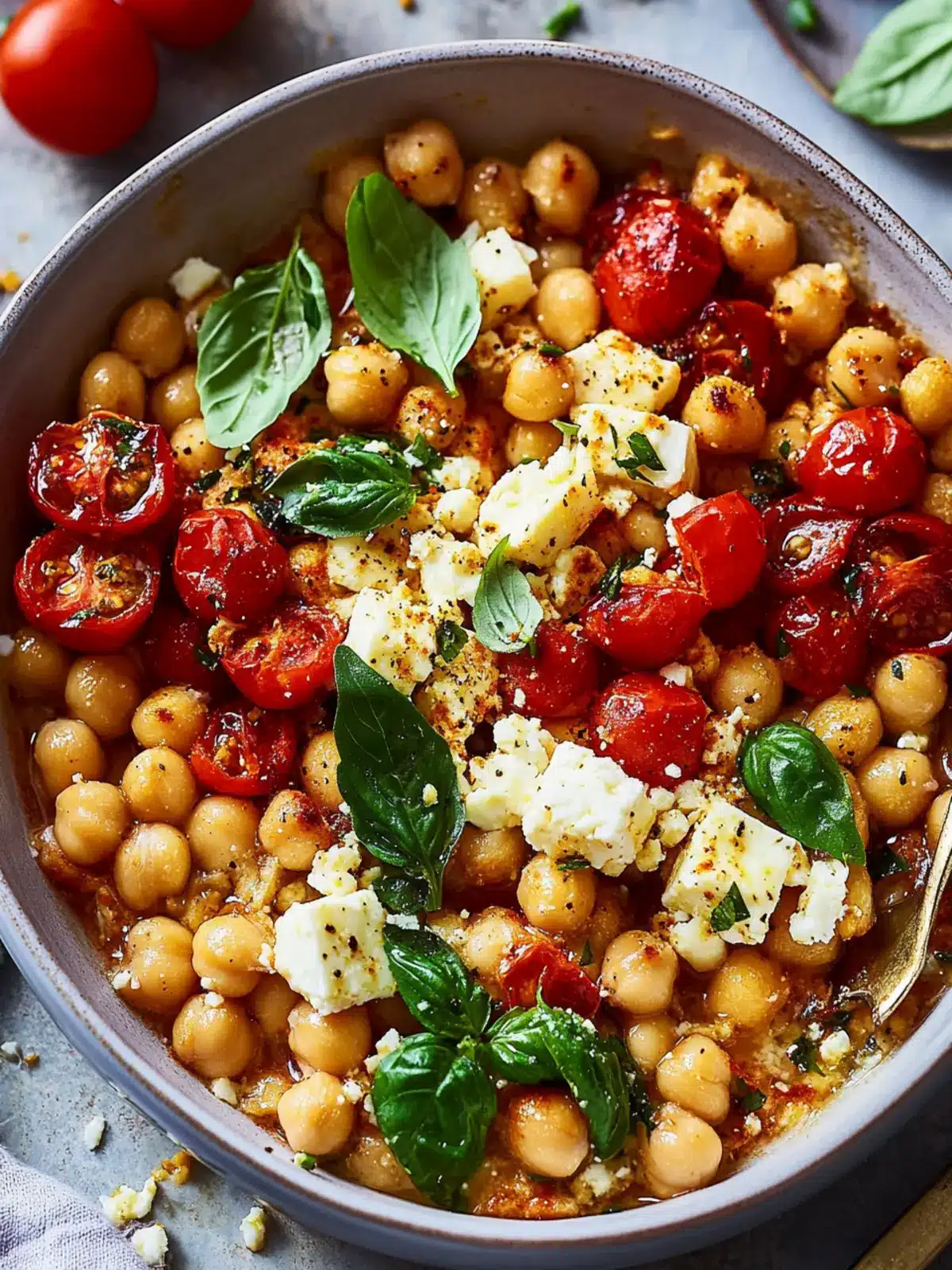Baked Feta Chickpeas