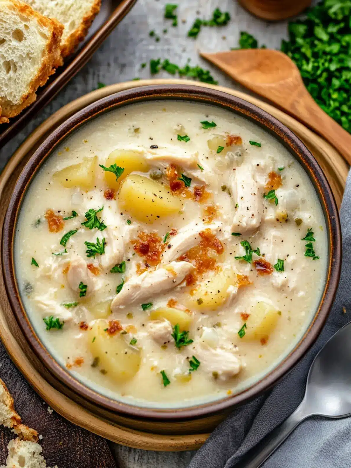 Creamy Chicken and Potato Soup