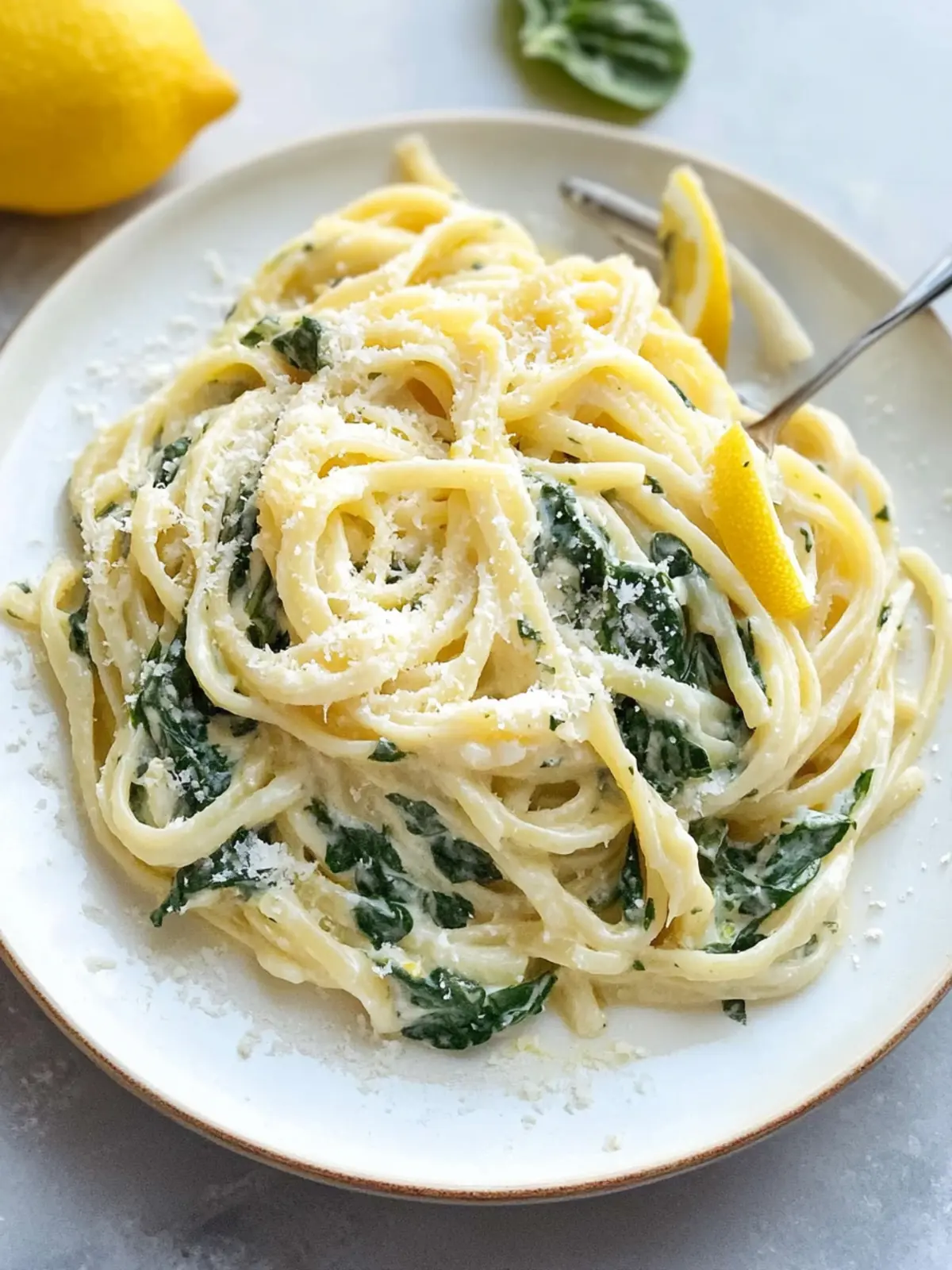 Zesty Easy Lemon Ricotta Pasta & Spinach in 15 Minutes 3 EASY LEMON RICOTTA PASTA & SPINACH