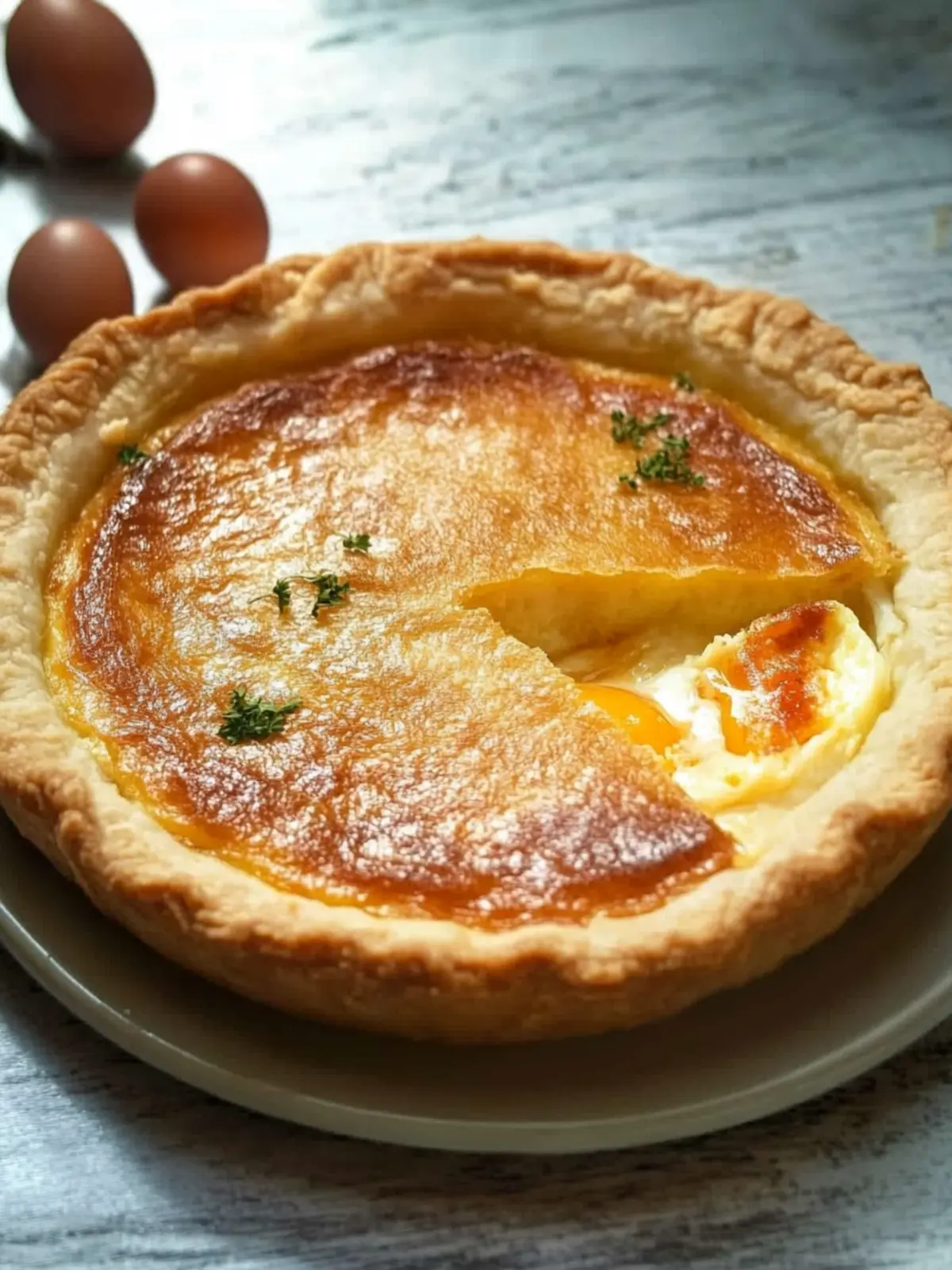 Delicious Egg Pie Recipe with Flaky Crust for Sweet Cravings 4 Egg Pie Recipe