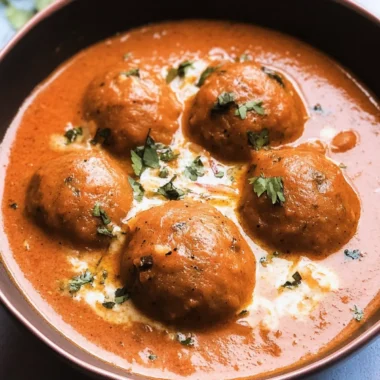 Indian Malai Kofta (Creamy Curry with Vegetable Dumplings)