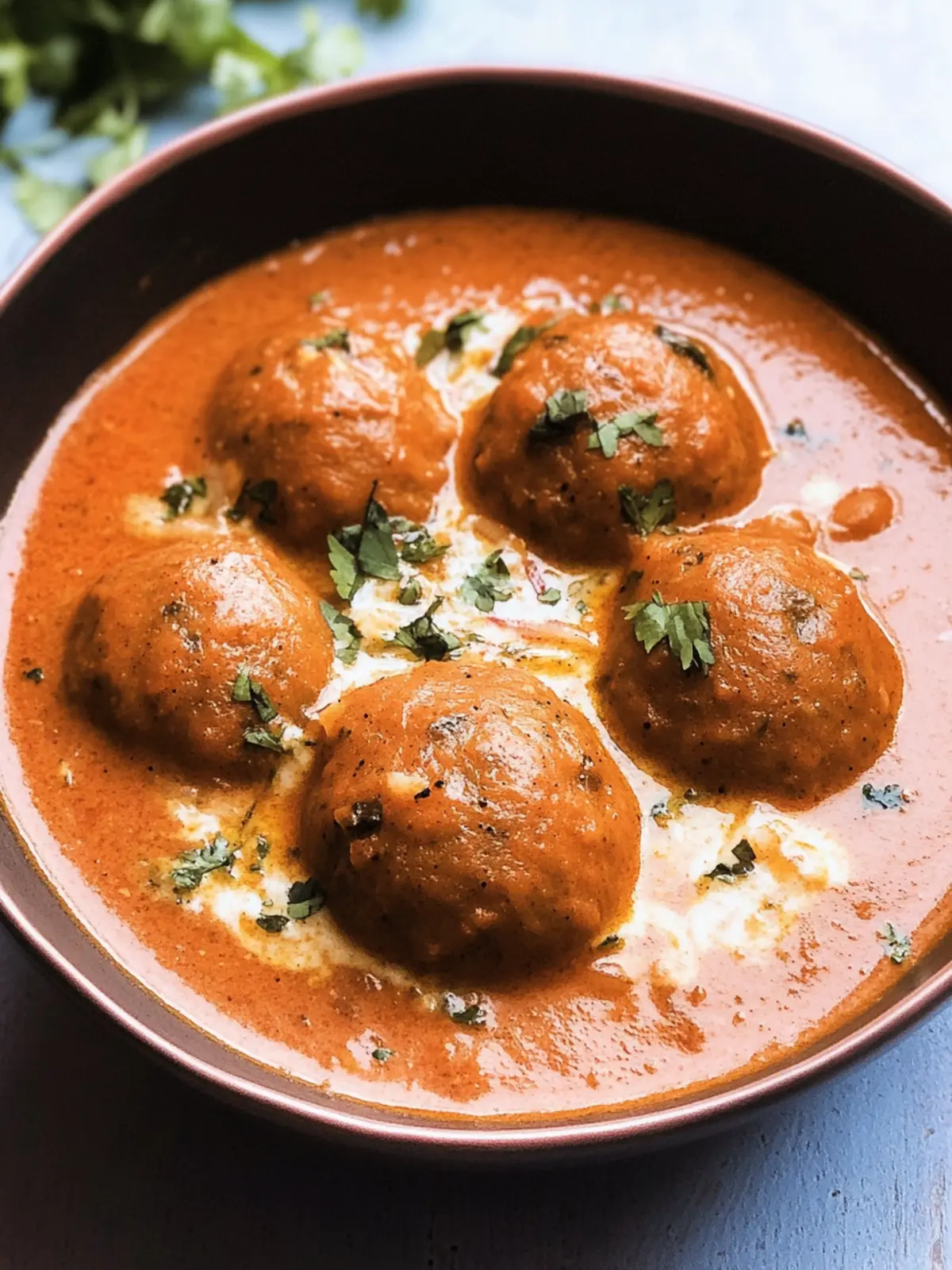 Indian Malai Kofta (Creamy Curry with Vegetable Dumplings)