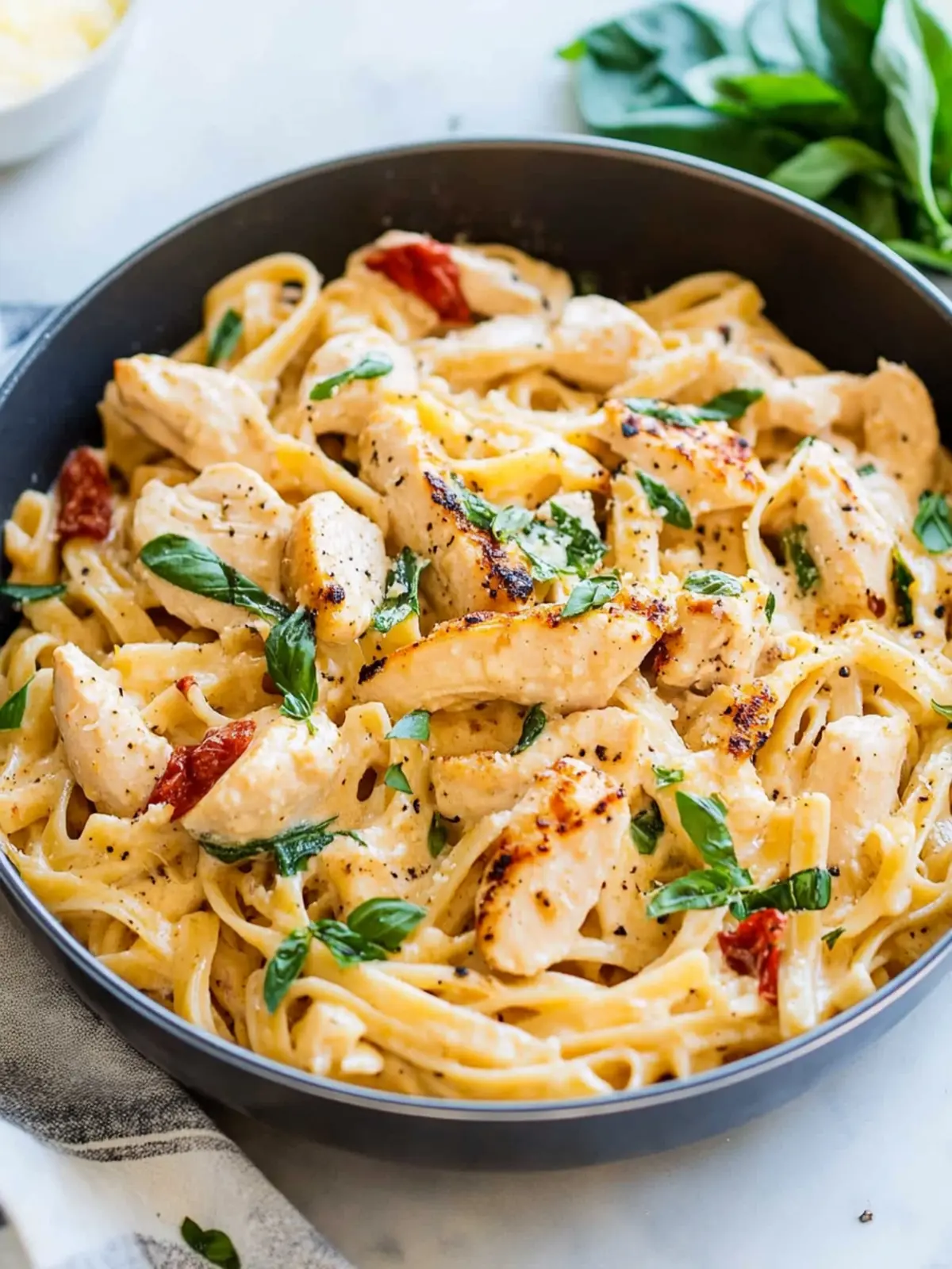 Creamy Tuscan Marry Me Chicken Pasta
