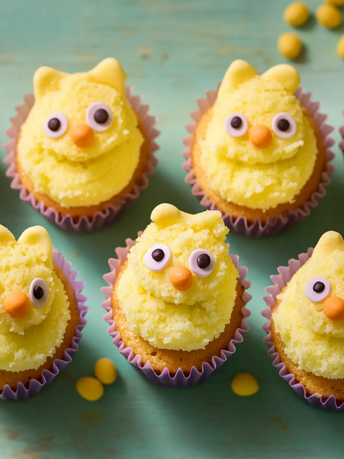 Easter Chick Cupcakes