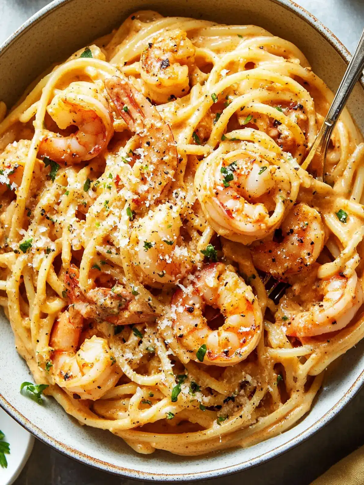 Creamy Cajun Shrimp Pasta