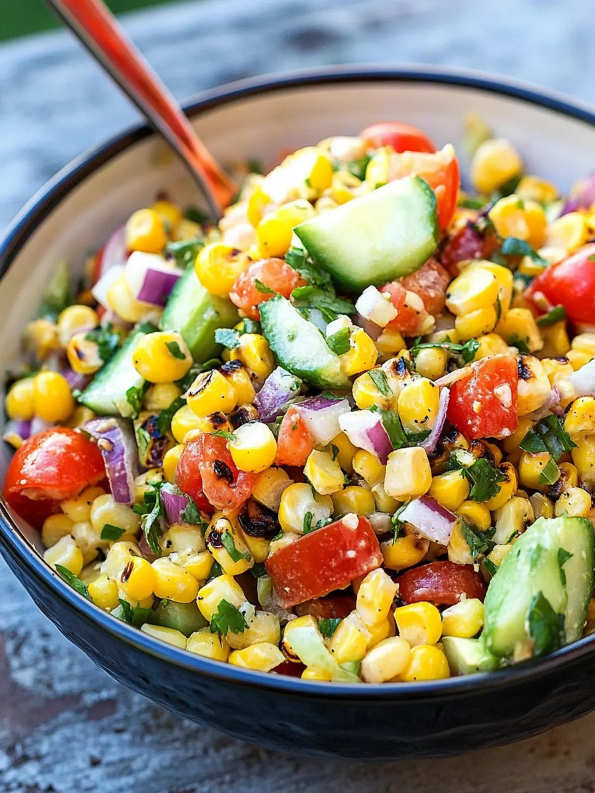 Grilled Corn Salad