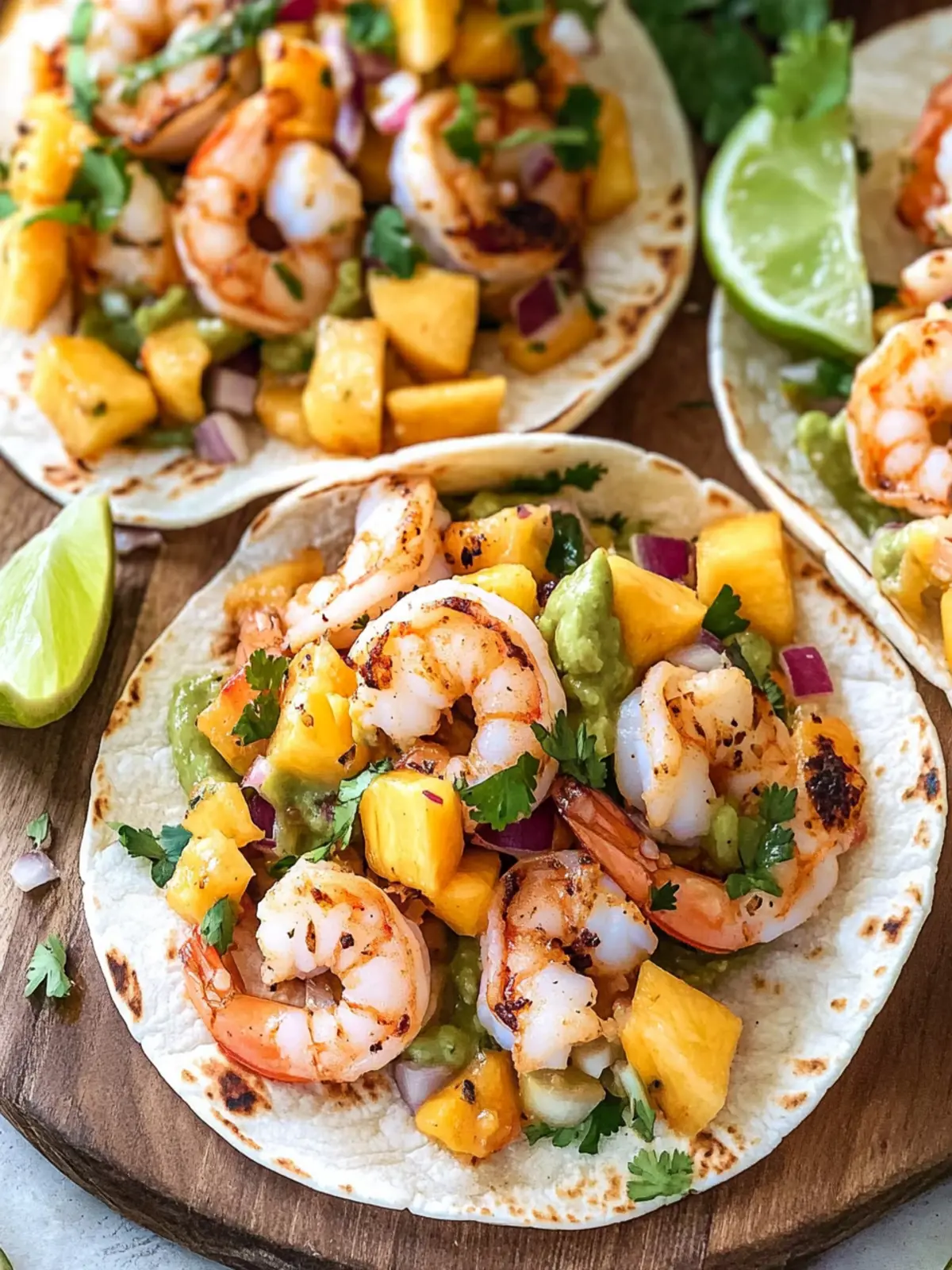 Shrimp Tacos With Mango Salsa