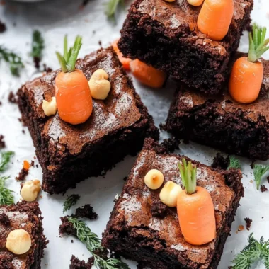 Carrot Patch Brownies