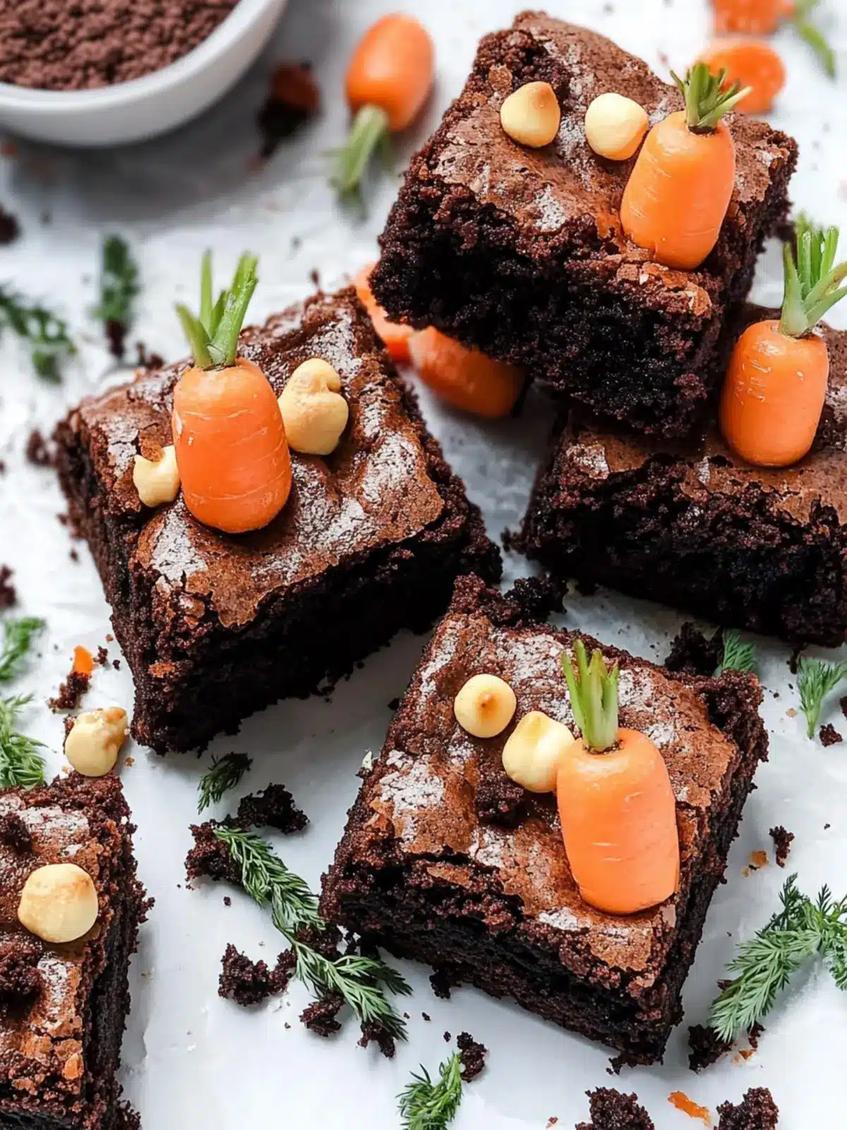 Carrot Patch Brownies