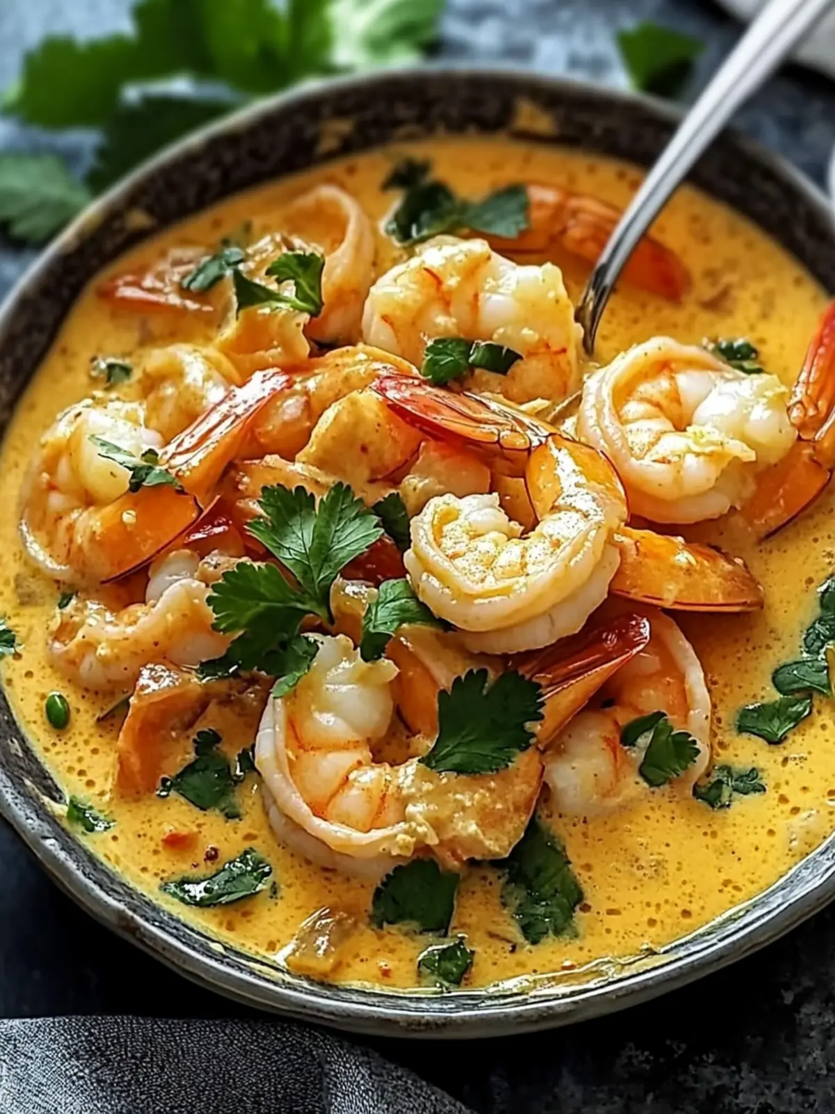 Creamy Thai Coconut Shrimp Curry