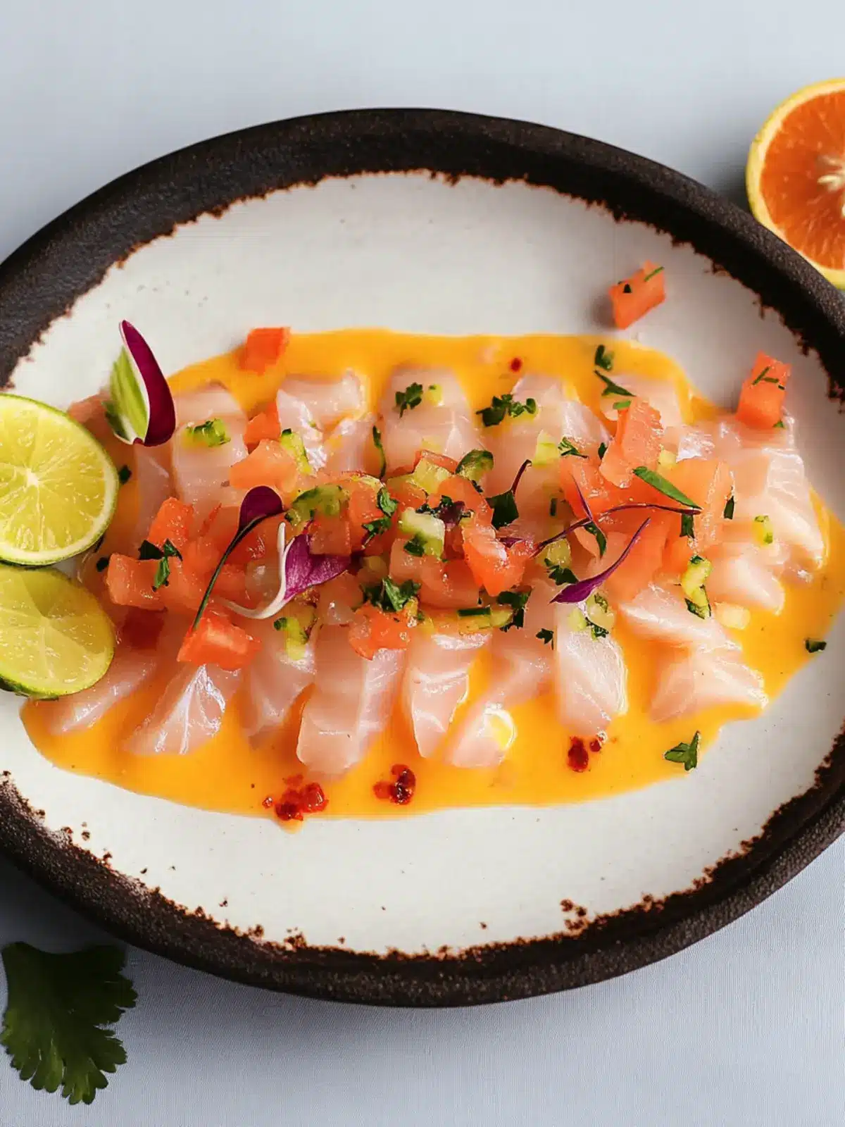 Peruvian Tiradito (Sashimi Style Ceviche)