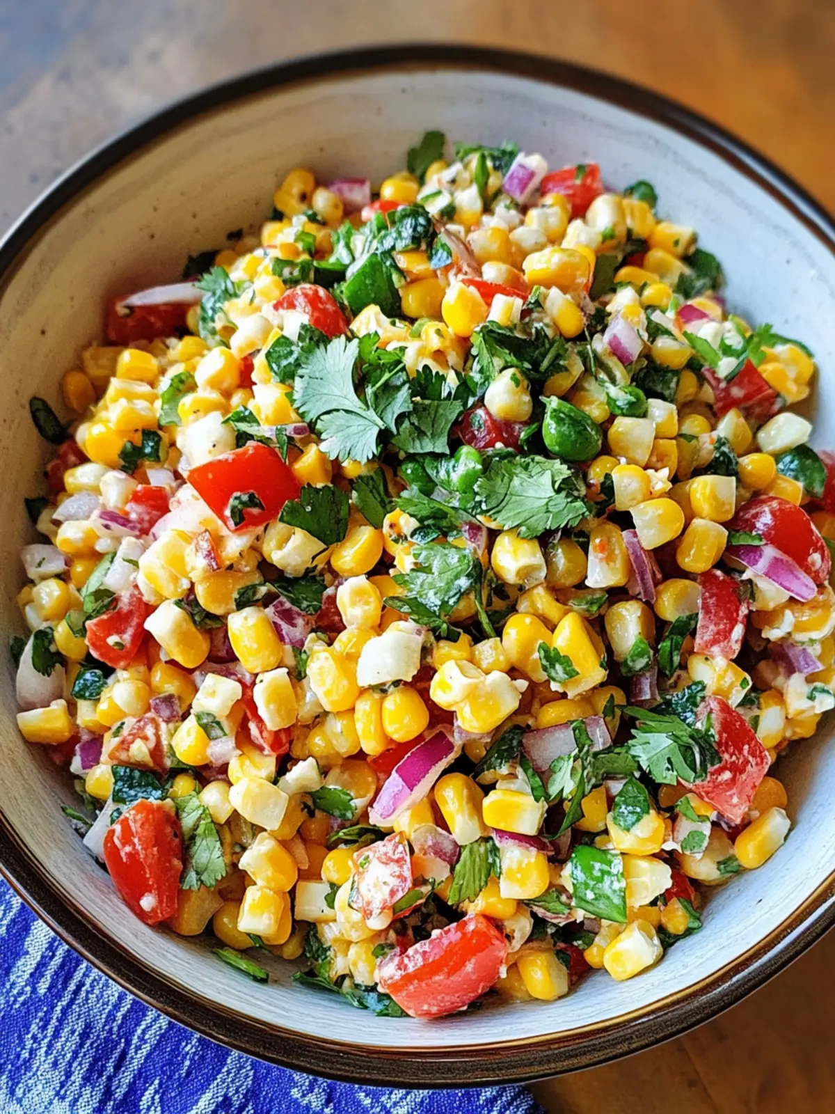 Mexican Corn Salad (No Mayo)